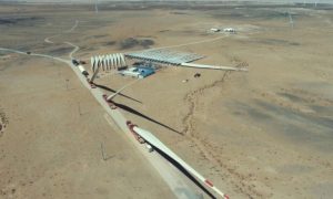 国家首批以沙漠、戈壁、荒漠为重点实施的大型风电基地项目大件运输圆满收官