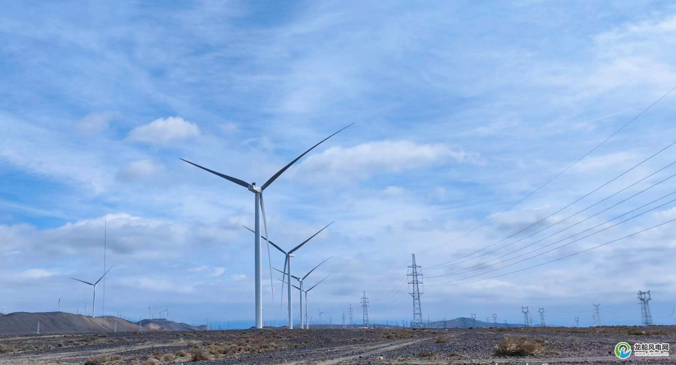 中国能建江苏电建一公司承建的晶步达坂城100兆瓦风电项目并网发电