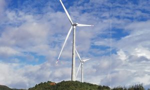 罗平西风电场一期（阿岗片区）九龙山风电项目首批机组并网发电