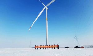华润电力东北新能源公司佳木斯市富锦（150MW）风电项目顺利全容量并网发电