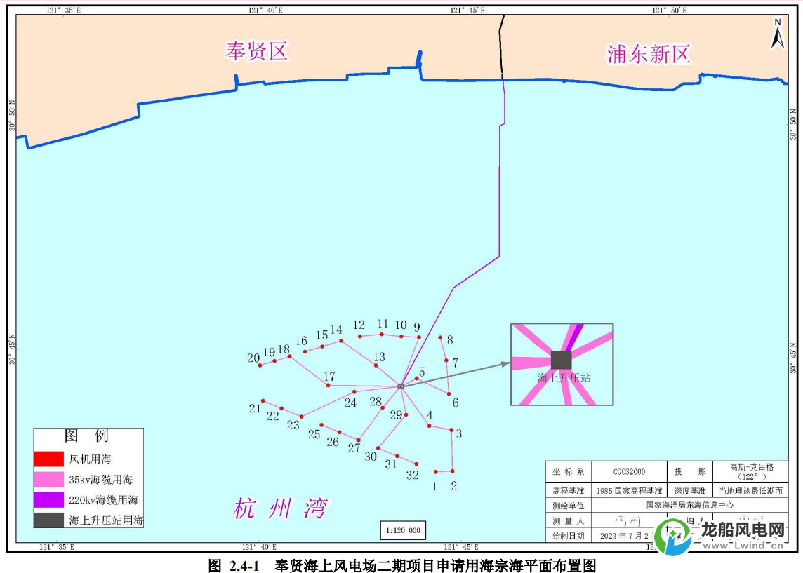 上海250MW海上风电项目公示